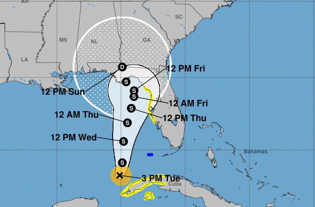 Tropical Storm watch issued for Pinellas County and Florida west coast